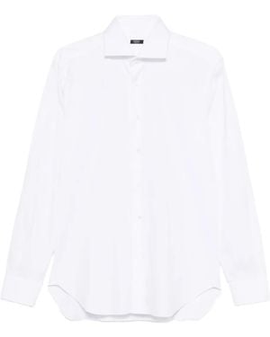 Barba Napoli ロングスリーブ シャツ - ホワイト