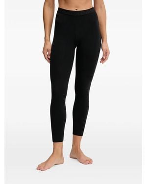 Peak Performance Logo-Detail Leggings - Black