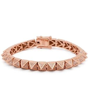 Eddie Borgo Pavé Pyramid Bracelet - Pink