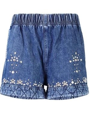Hayley Menzies Short Cyndi À Détails De Clous - Bleu