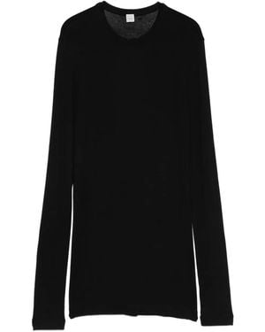 TOTEME ロングTシャツ - ブラック