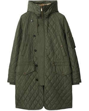 Burberry Reissued Quilted Nylon Parka - Green