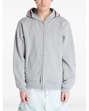 A Bathing Ape Kapuzenjacke mit Hai-Kapuze - Grau