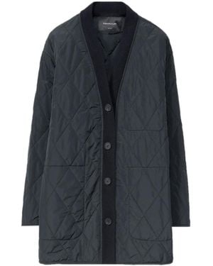 Fabiana Filippi Taffeta Shirt Jacket - Blue