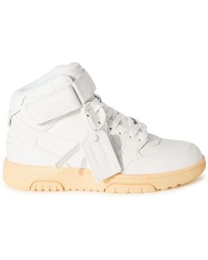 Off-White c/o Virgil Abloh Out Of Office Mid-Top Trainers - White