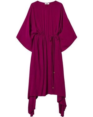 Twinset Jersey Midi Dress - Purple