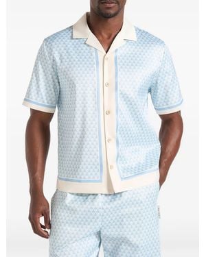 Manière De Voir Eiffel Monogram Resort Shirt - White