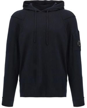 C.P. Company Sea Island Hoodie - Blau
