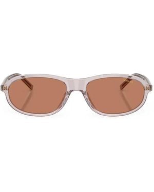 Prada Sonnenbrille Mit Ovalem Gestell - Pink