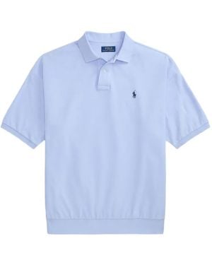 Polo Ralph Lauren Ribbed Polo Shirt - Blue
