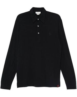 Jacob Cohen Wool Polo Shirt - Black
