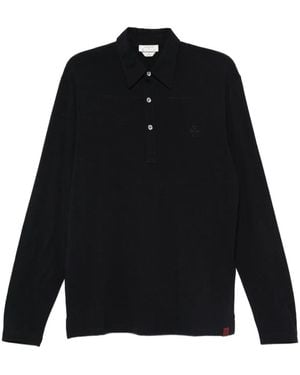 Jacob Cohen Wool Polo Shirt - Black