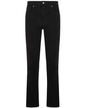 Moschino Regular-Length Straight-Leg Jeans - Black