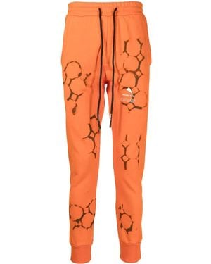Mauna Kea Pantalon De Jogging À Logo Imprimé - Orange