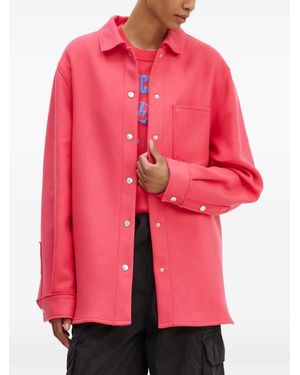 Moschino Button Pocket Jacket - Pink
