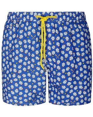 Mc2 Saint Barth Lighting Swim Shorts - Blue
