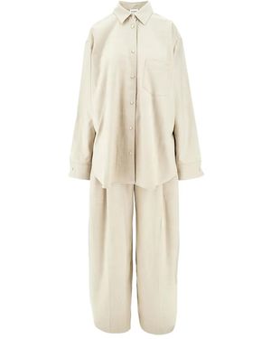 ANDAMANE Wandela Pocket Trousers Set - Natural