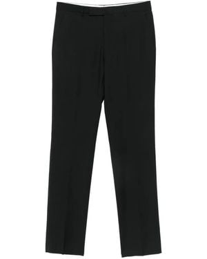 Germano 1952 Tailored Pressed-Crease Trousers - Black