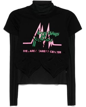 Conner Ives The Schiffli T-Shirt - Black