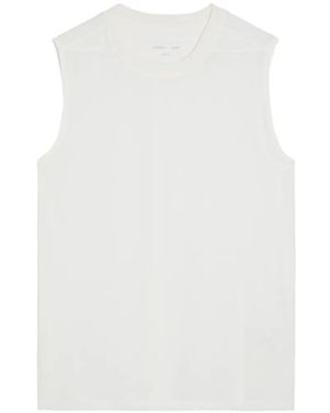 Literary Sport Naomi Crew-Neck Sleeveless Top - White
