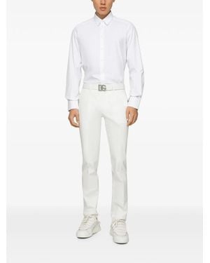 Dolce & Gabbana Tuxedo Shirt - White