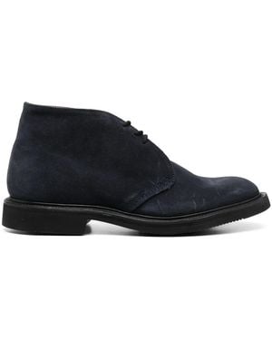 Tricker's Aldo Chukka Suede Ankle Boots - Blue