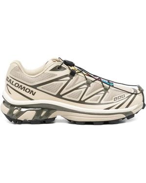 Salomon Xt-6 Panelled Trainers - White