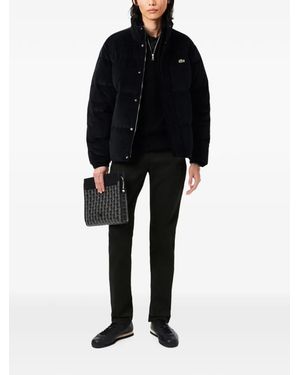 Lacoste Logo-Patch Pants - Black