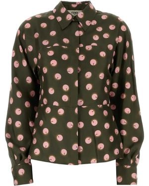 Fendi Silk Shirt - Black