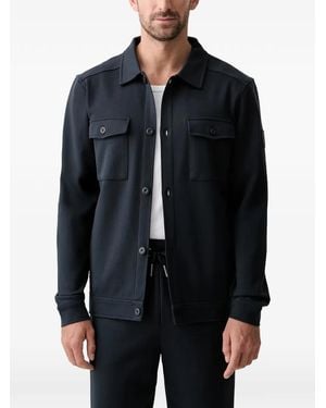 Joop! Button-Up Shirt Jacket - Blue