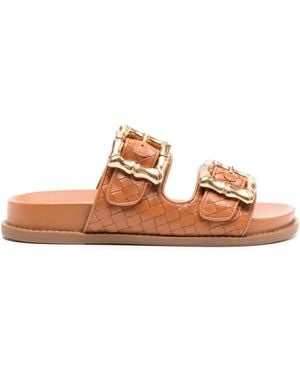 SCHUTZ SHOES Enola サンダル - ブラウン