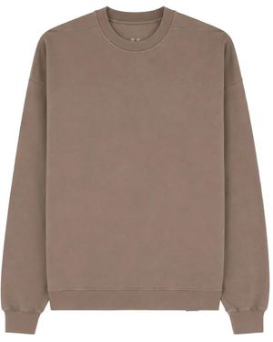 Rick Owens Strap-Detail Crew-Neck Sweater - Brown