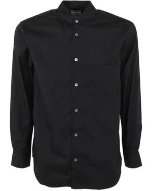 Dnl Long-Sleeve Button Shirt - Black