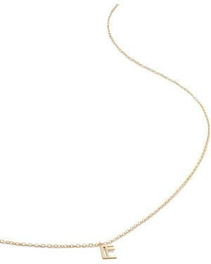 Monica Vinader Collier Initial E En 14Ct - Natural