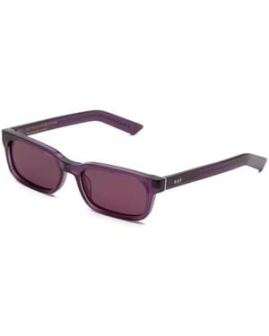 Retrosuperfuture Gesto Melanzana Sonnenbrille Mit Eckigem Gestell - Lila