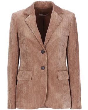 D.exterior Corduroy Blazer - Brown