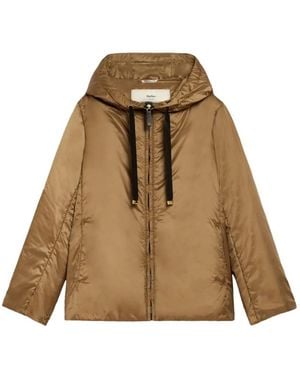 Max Mara The Cube Hooded Jacket - Natur