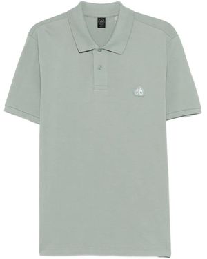 Moose Knuckles Polo Everett Con Logo - Verde
