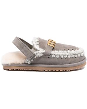 Mou Crocheted slippers - Blanco