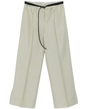 Jil Sander Pantaloni Gessati - Grigio