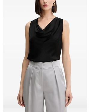 Twinset Cowl-Neck Top - Black