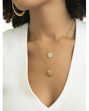 Lisa Nik Star Sapphire Necklace - White