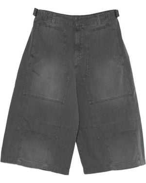 Juun.J Panelled Shorts - Grey