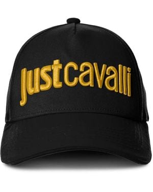 Just Cavalli Cappello Da Baseball Con Ricamo - Nero