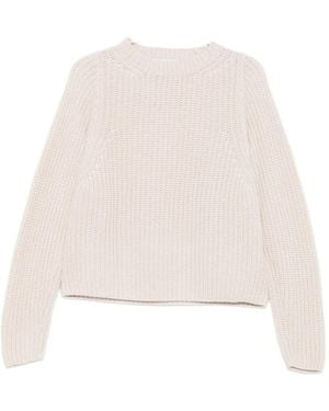 Iris Von Arnim Ribbed Jumper - Natural