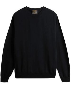 Woolrich Pullover Mit Rundem Ausschnitt - Schwarz