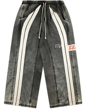 RRR123 Trappist Penta Striped Pants - Black