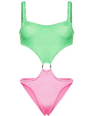 Paramidonna Olivia Badpak Met Colourblocking - Groen