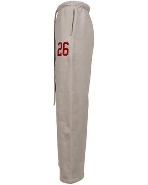 Essentials Logo-Patch Track Trousers - White