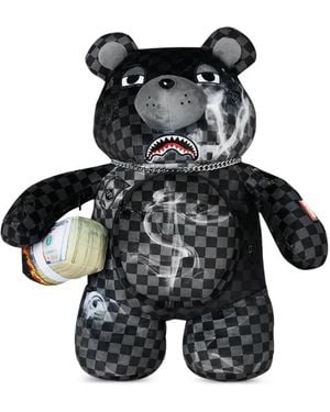 Sprayground Sip N Smoke Moneybear Backpack - Black